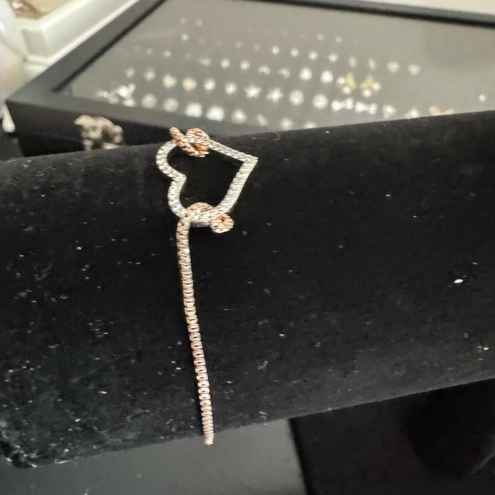 Rose Gold Heart Bracelet